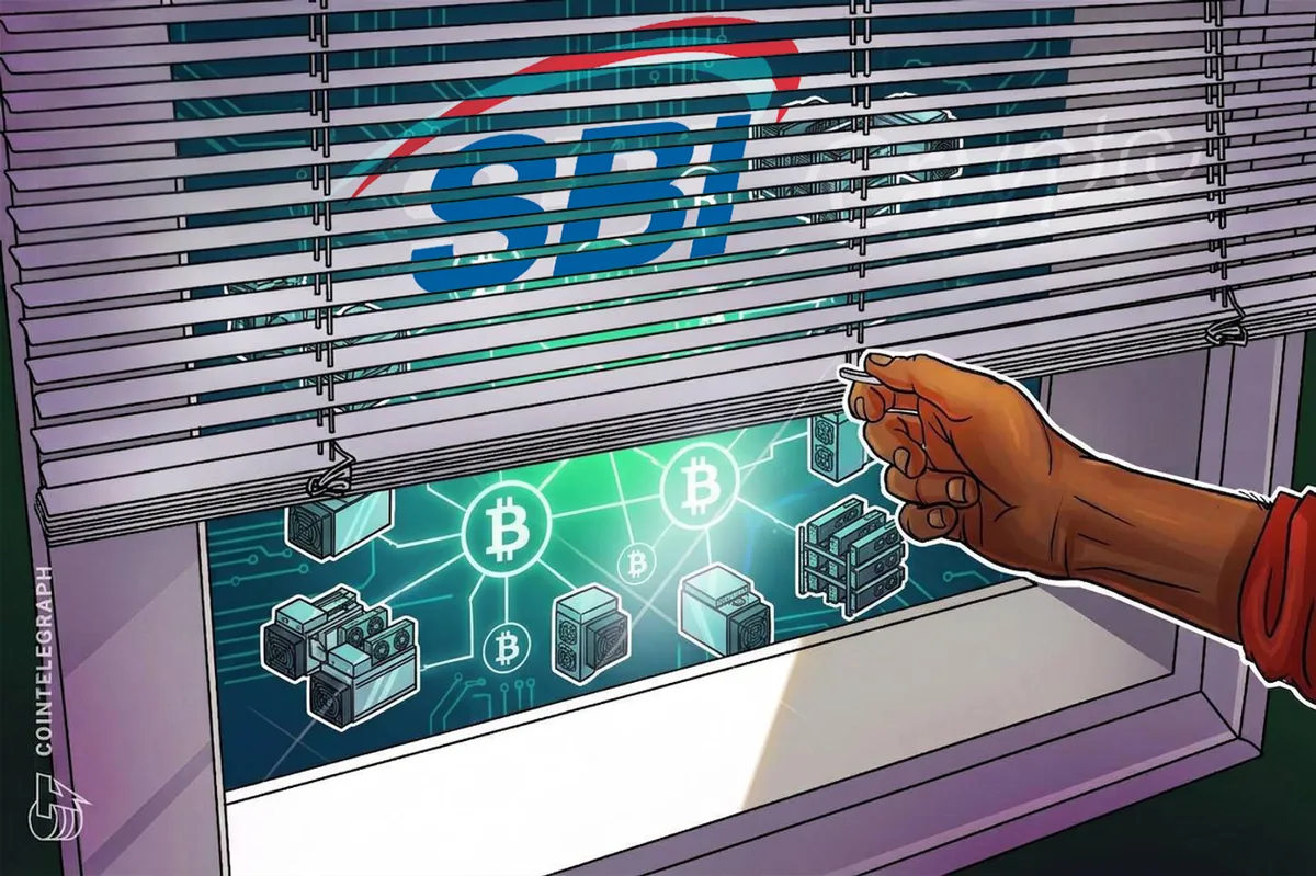 SBI Crypto cerrará su pool de minería de Bitcoin tras cinco años