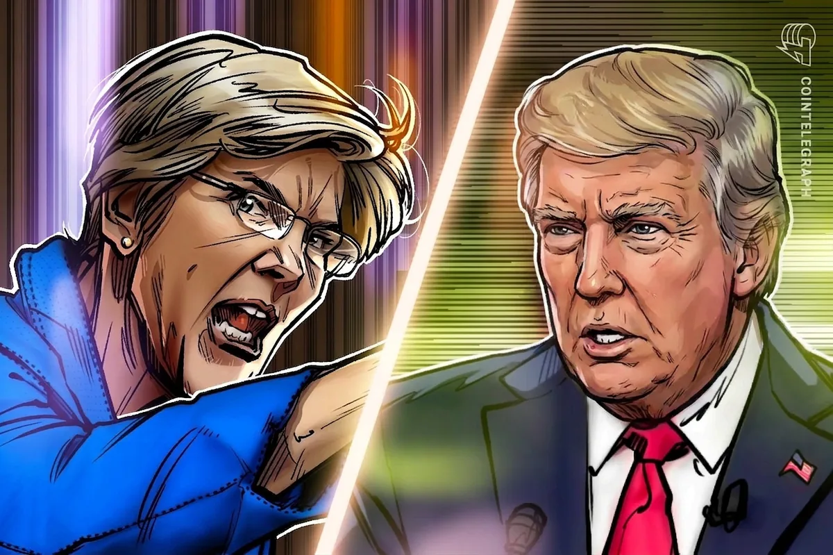 Senator Warren asks for 2026 reporting on Trump’s crypto earnings after $1.4B disclosure