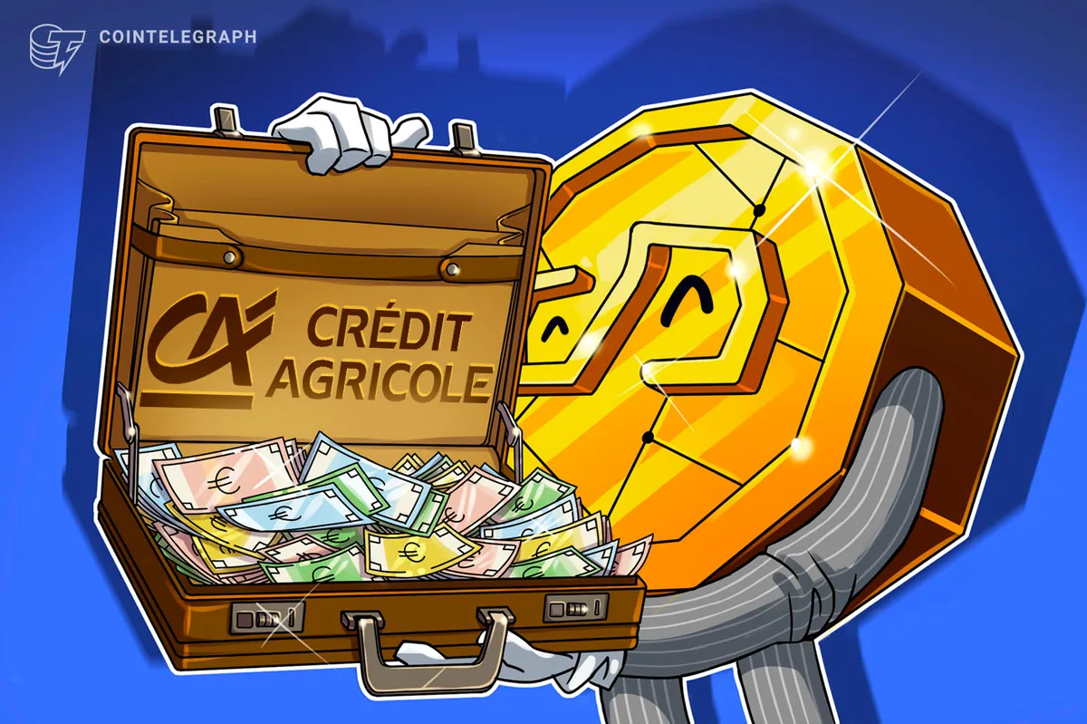 Crédit Agricole lanza la stablecoin EURXT vinculada al euro